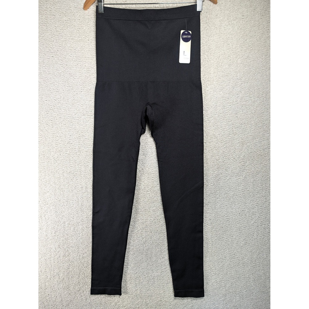 Empetua Womens L Shaper Leggings  Nylon Spandex Black High Waist Slim 42075